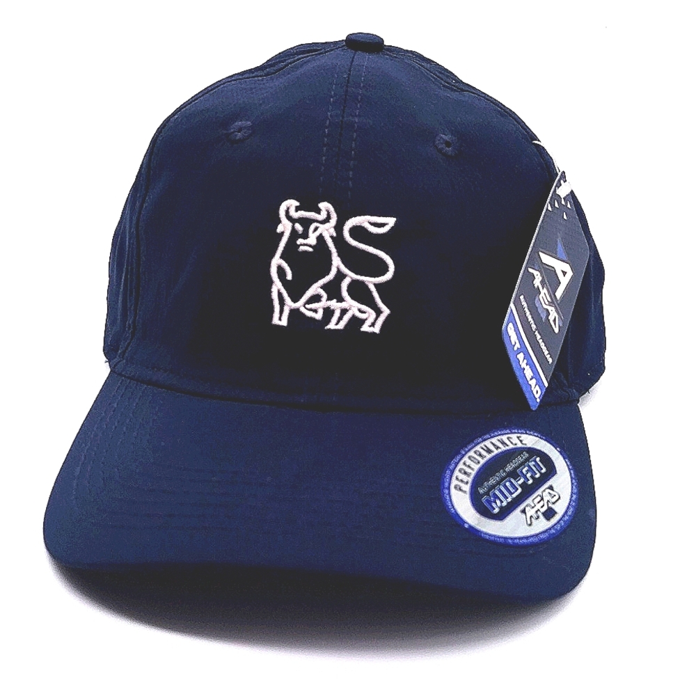 New Navy Blue Merrill Lynch Rare Golf Adjustable Midfit Hat by AHEAD